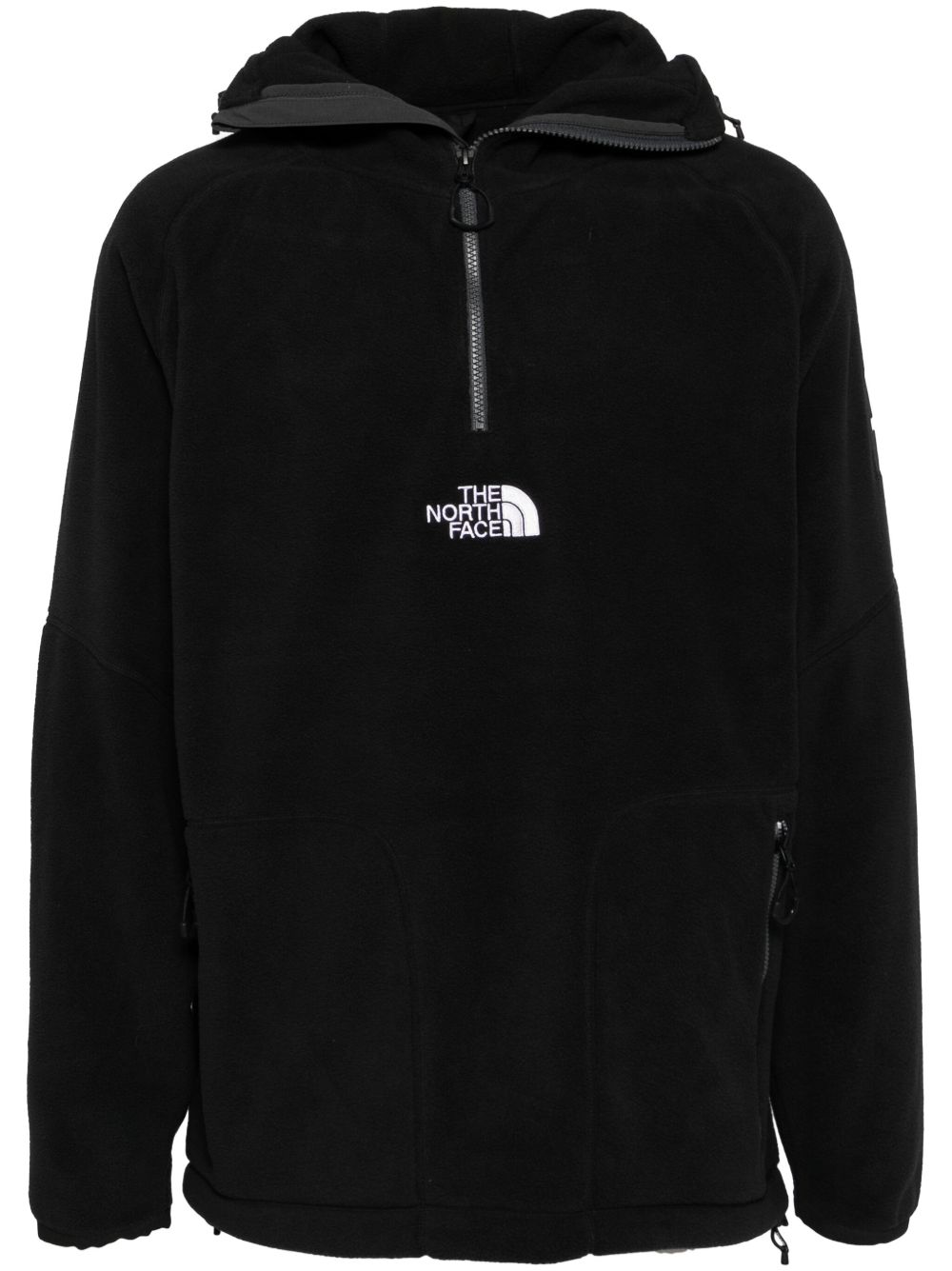 The North Face 皮毛一体连帽夹克 - 黑色