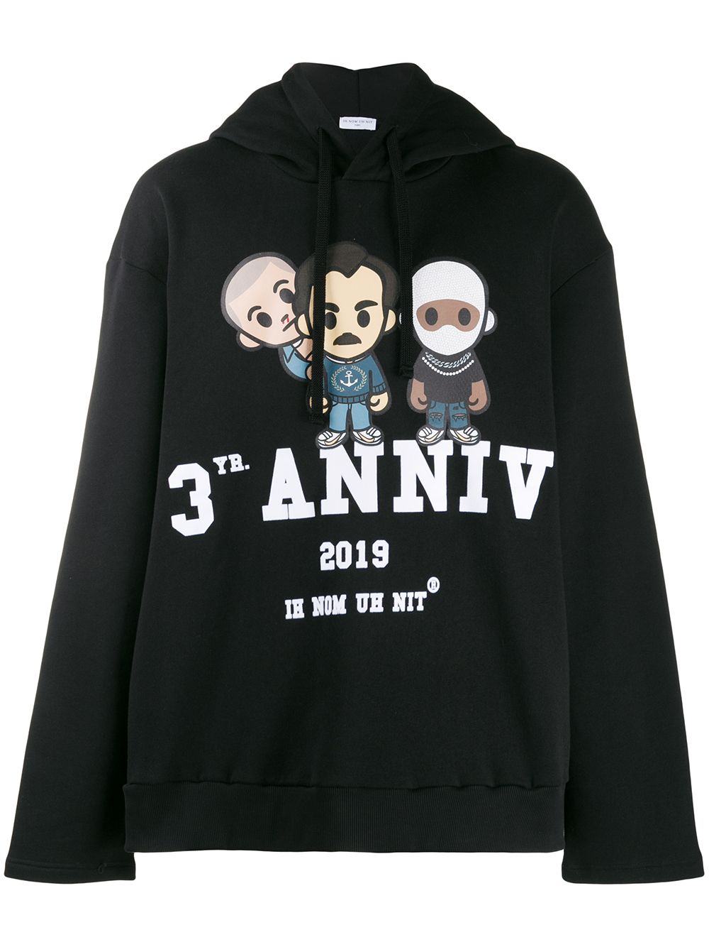 Ih Nom Uh Nit 3th Anniv连帽衫 - 黑色