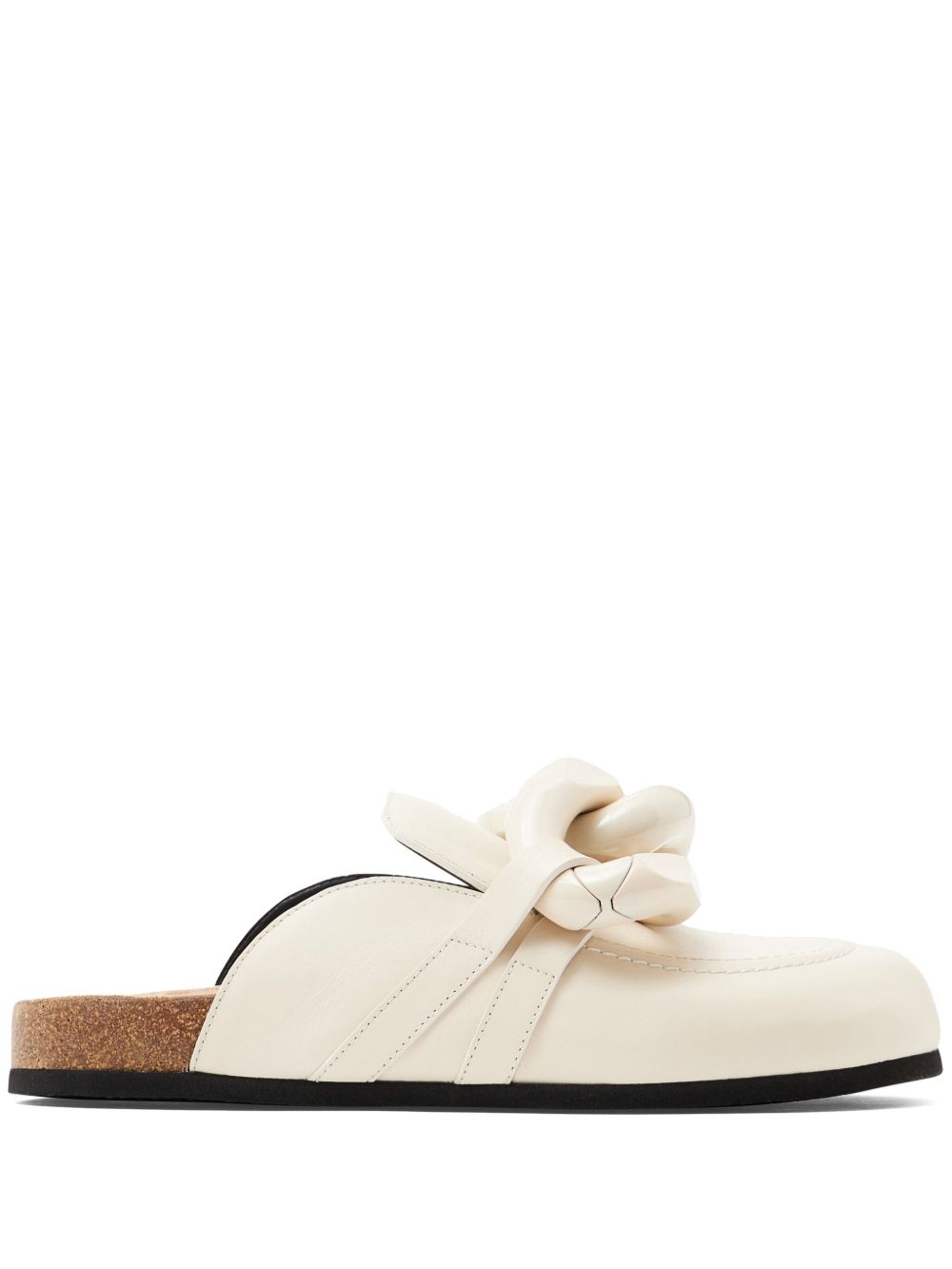 JW Anderson chain-detail leather mules - 中性色