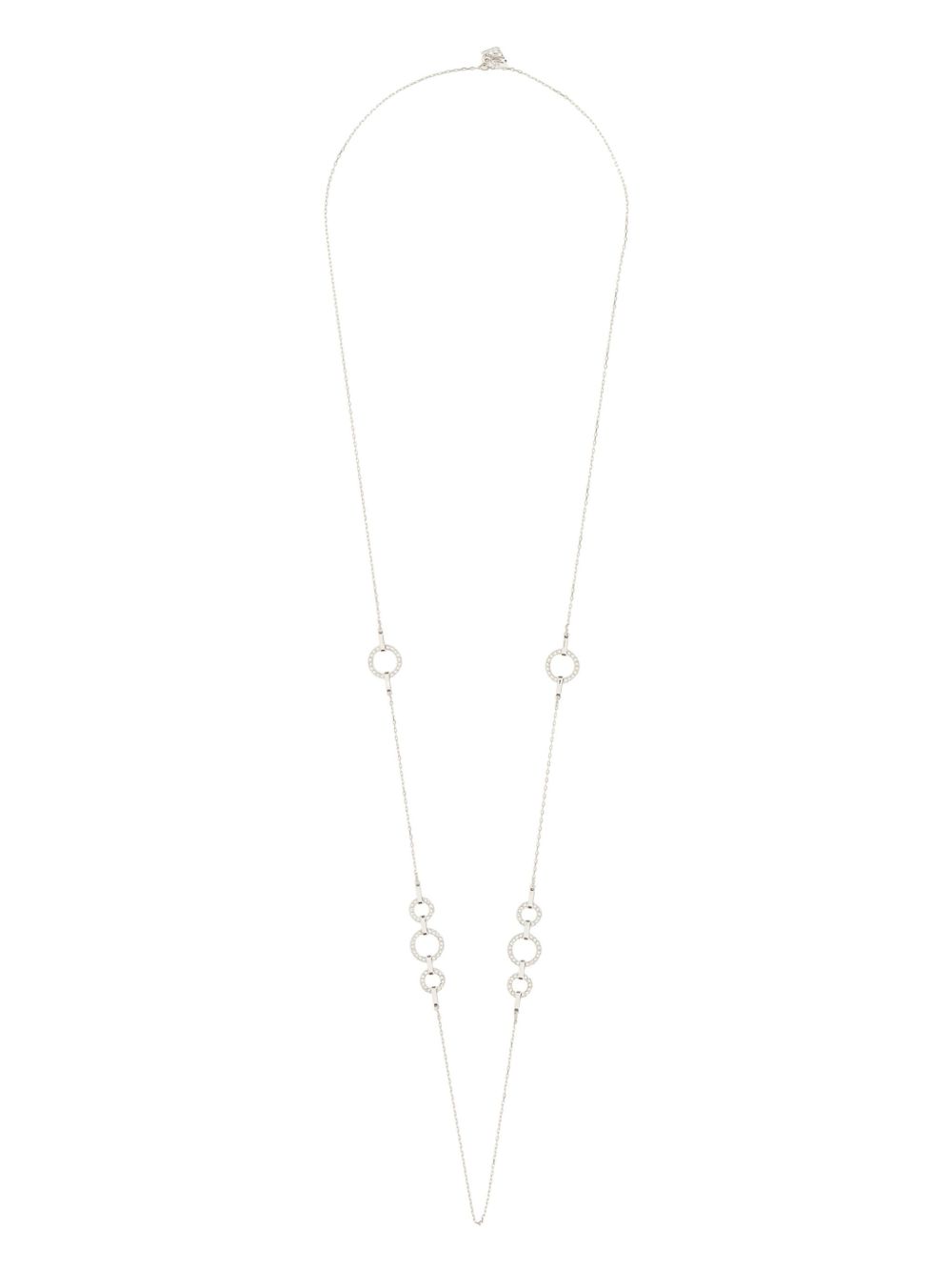 Swarovski 晶饰项链 - 银色
