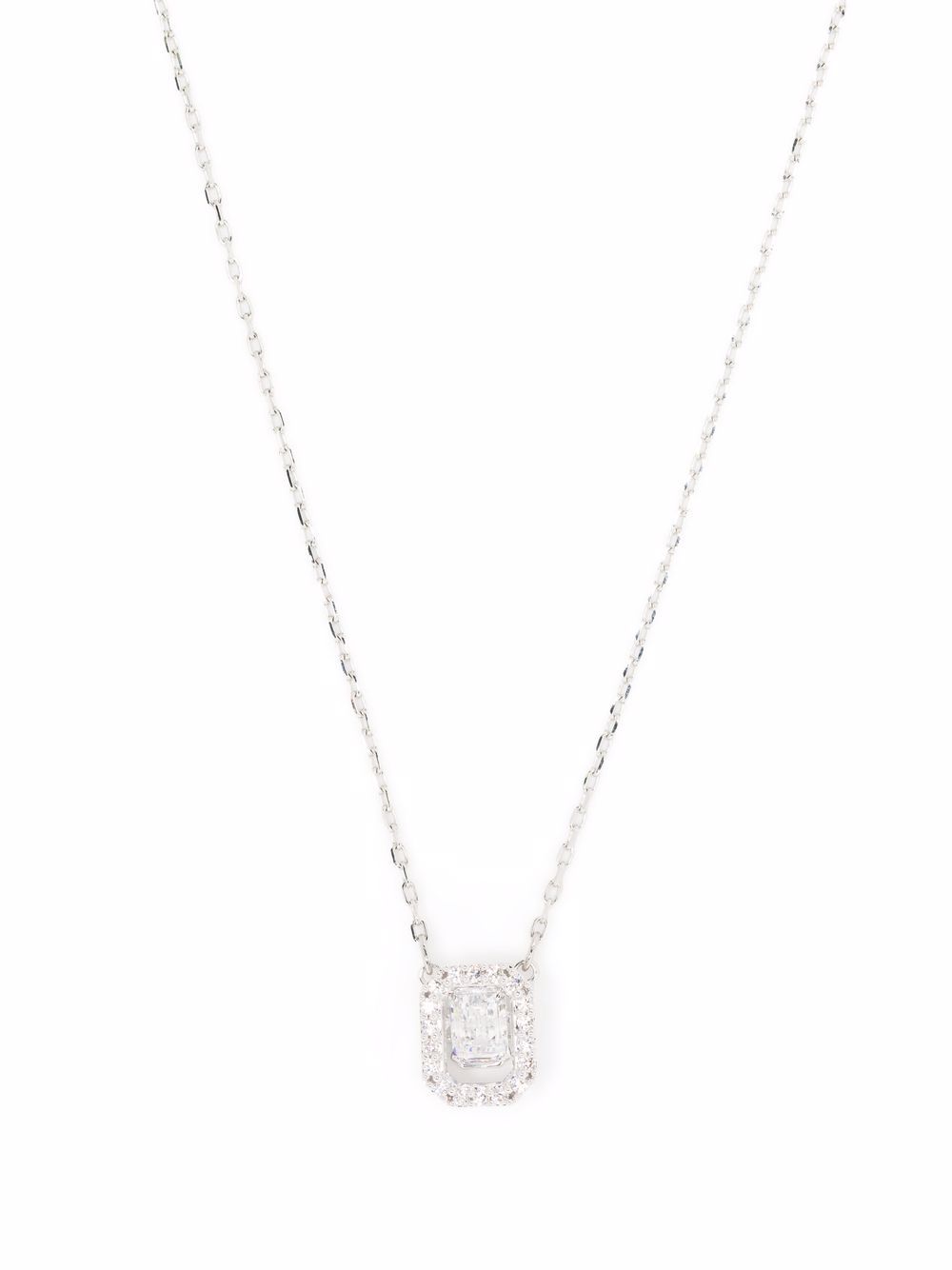 Swarovski Una 吊饰项链 - 银色