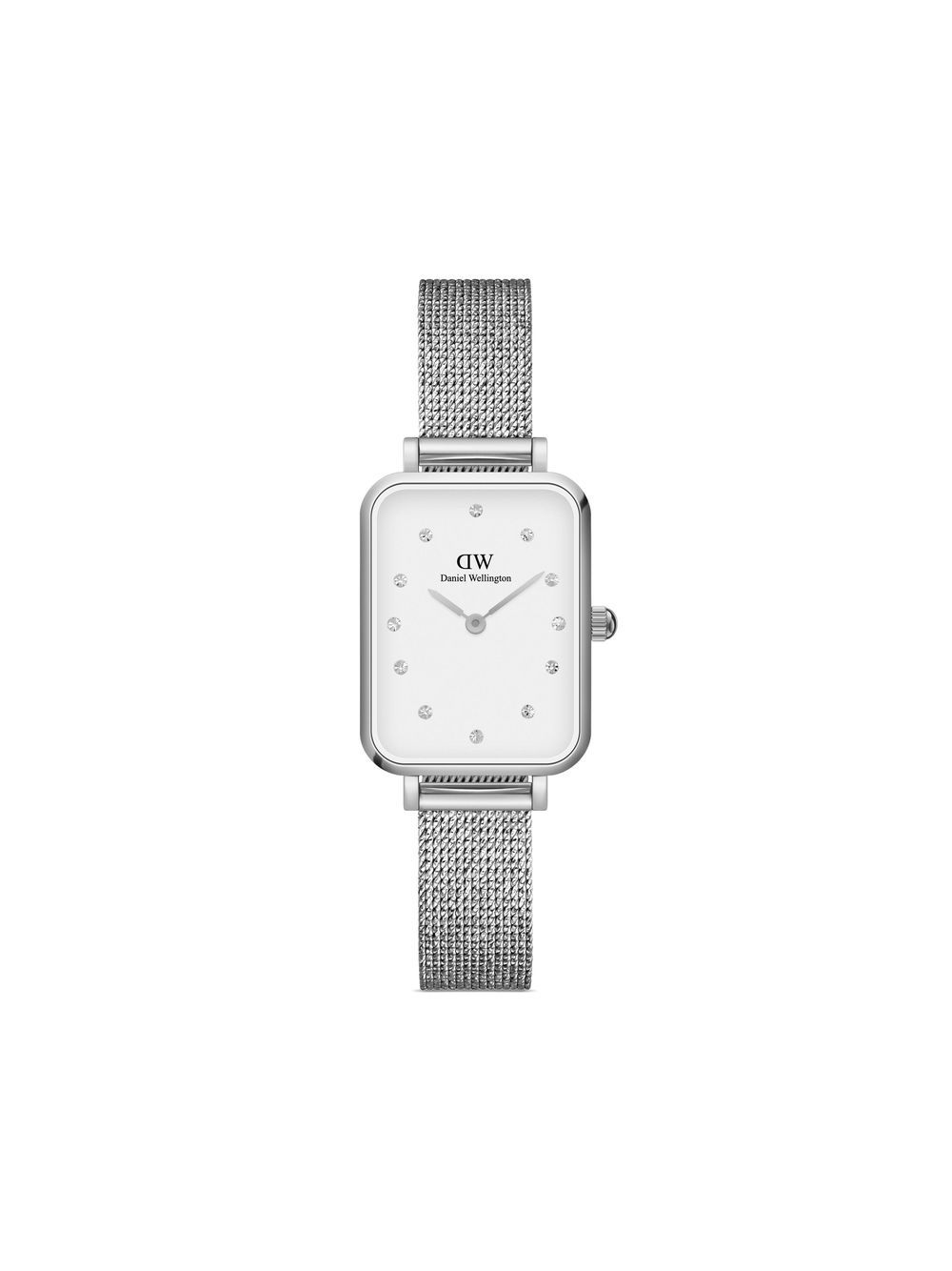 Daniel Wellington Quadro Pressed Studio Lumine 26毫米腕表 - 白色