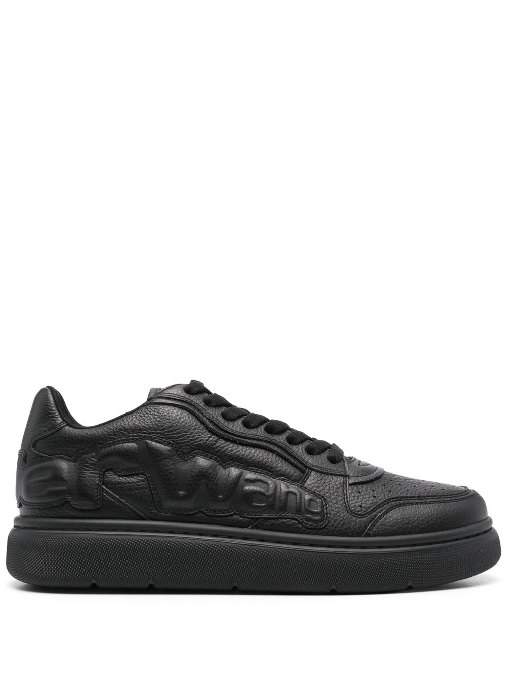 Alexander Wang Puff 皮质运动鞋 - 黑色