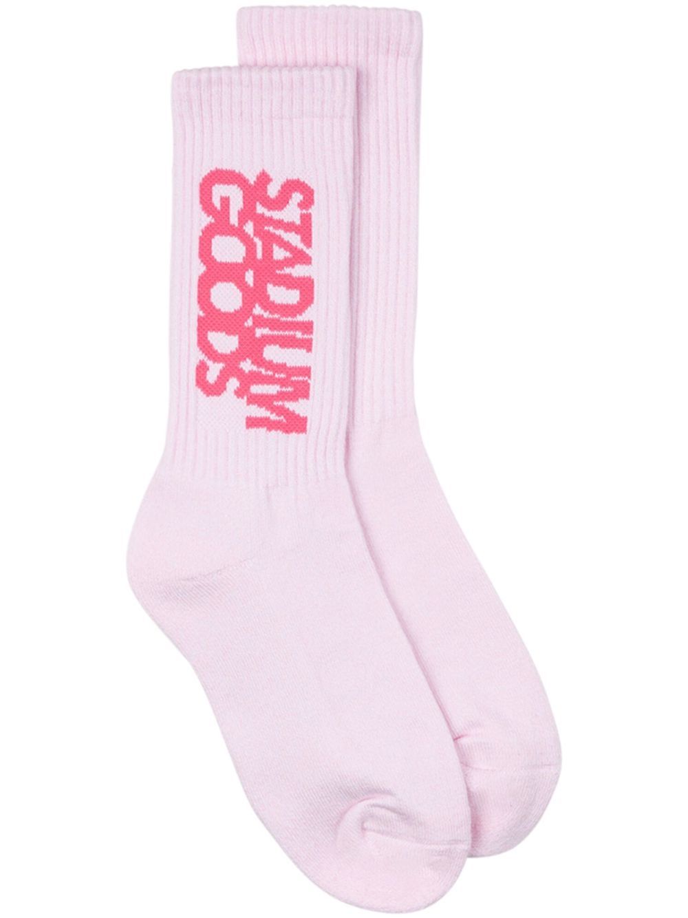 STADIUM GOODS® logo印花针织袜 - 粉色