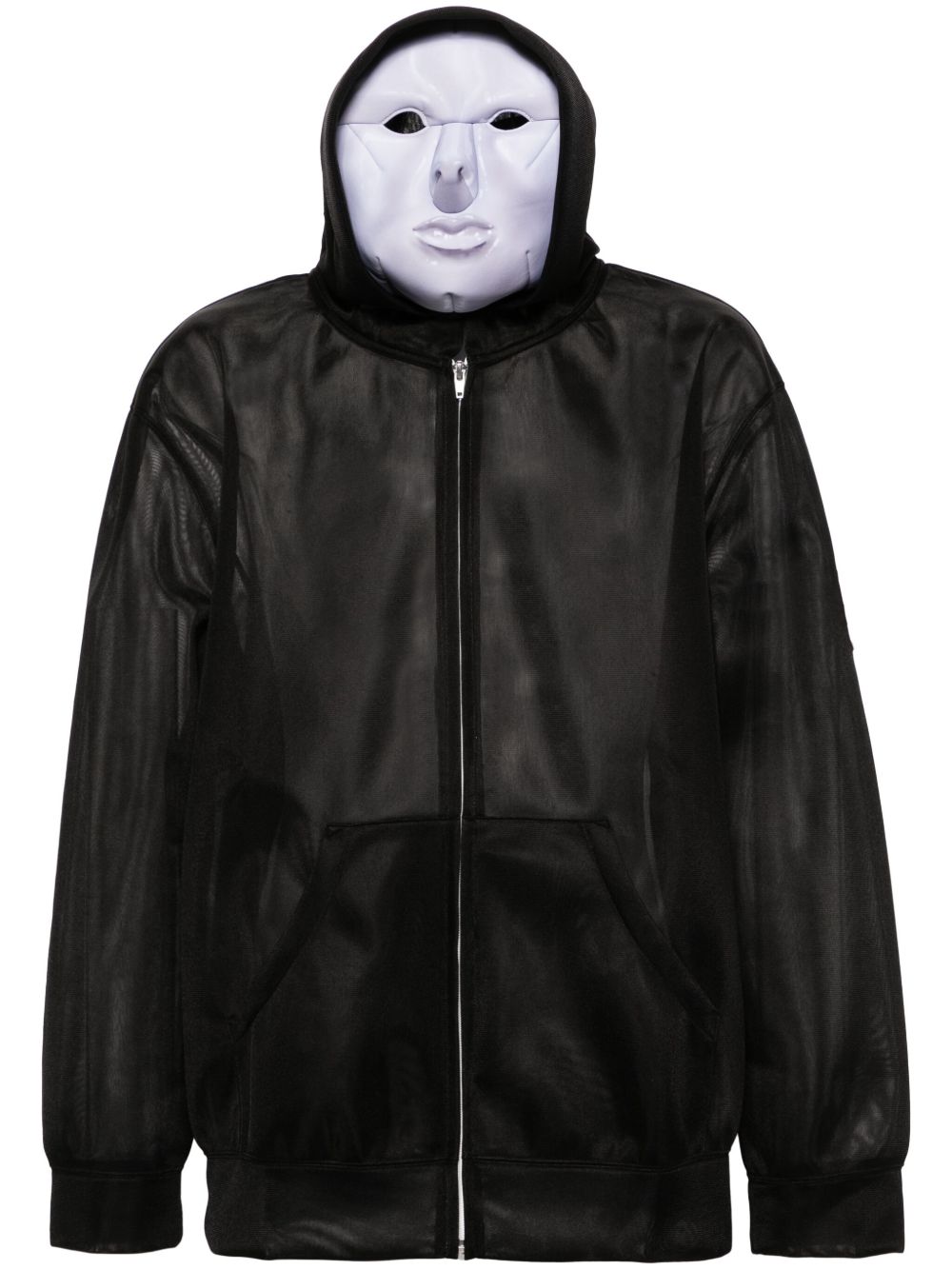 Doublet Transparent Android Trim 连帽衫 - 黑色