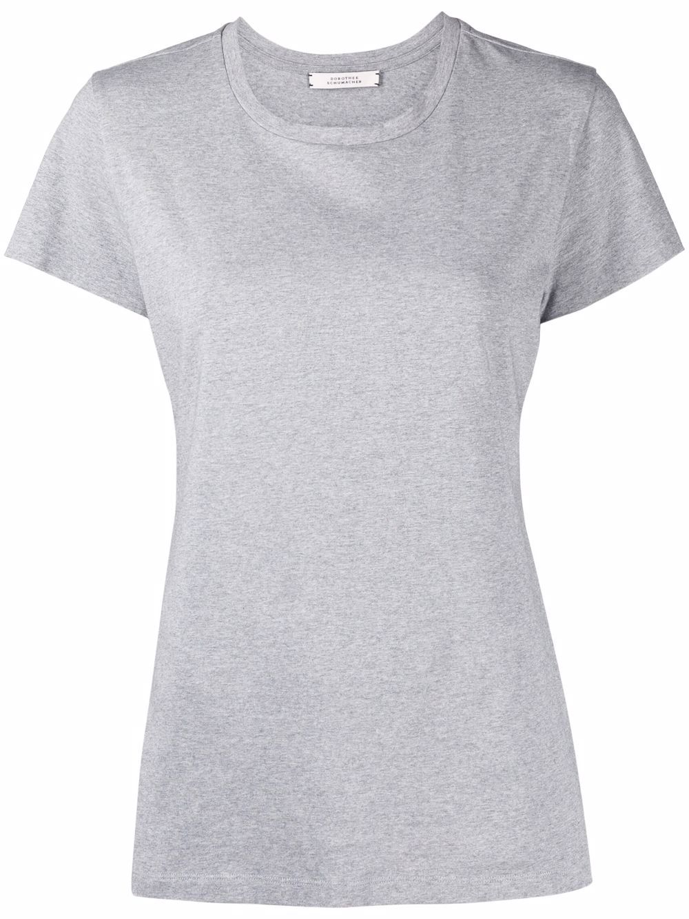 Dorothee Schumacher O-Neck 短袖T恤 - 灰色