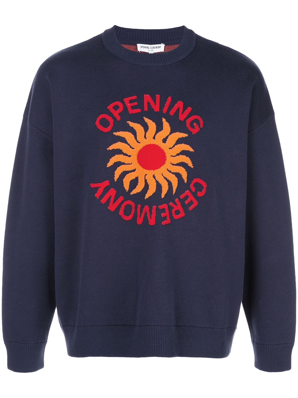 Opening Ceremony Sun Logo Collegiate 毛衣 - 蓝色