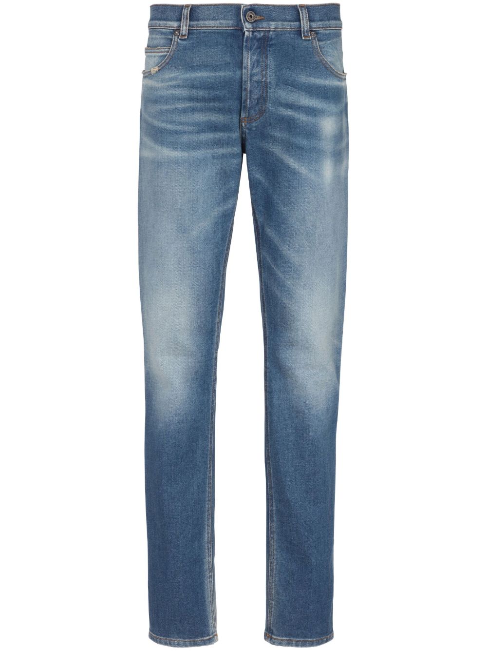 Balmain 中腰修身牛仔裤 - 蓝色