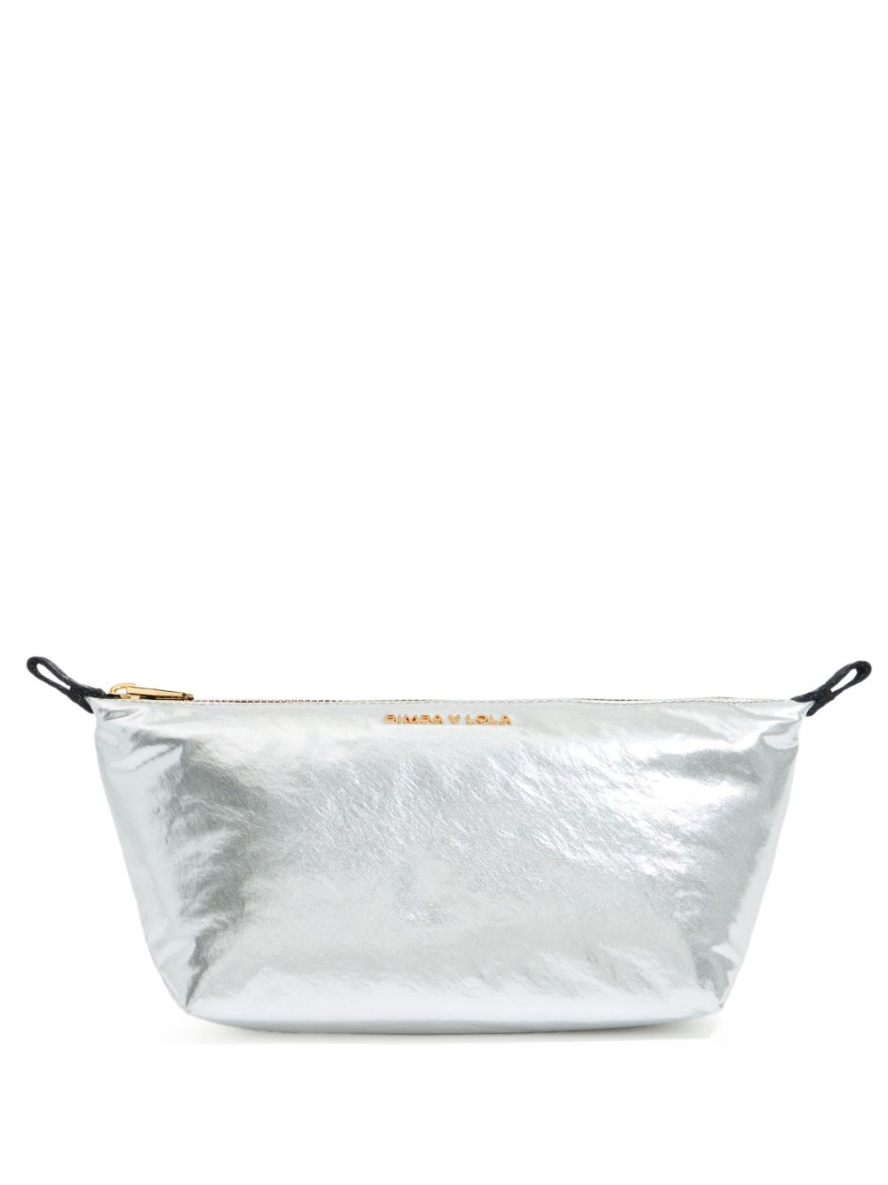 Bimba y Lola Trapezium 中号化妆包 - 银色