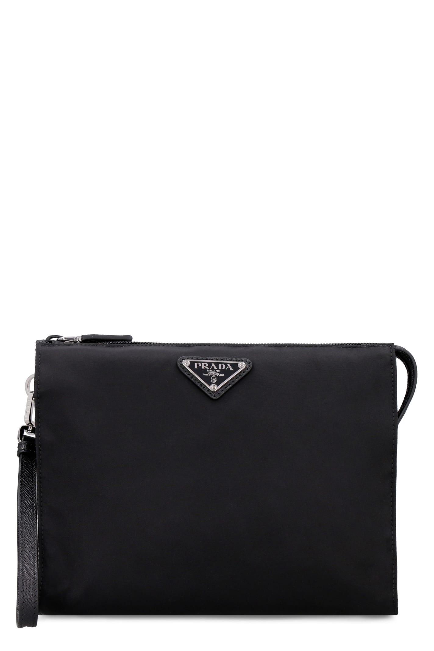 Prada 尼龙手拿包 带logo