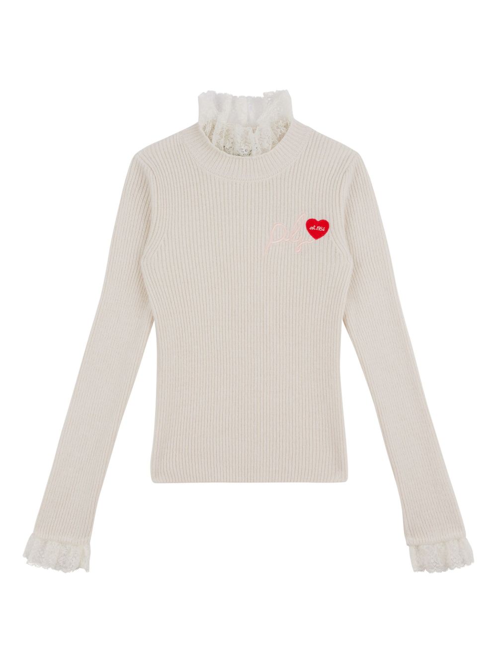 Philosophy Di Lorenzo Serafini Kids logo刺绣针织上衣 - 中性色