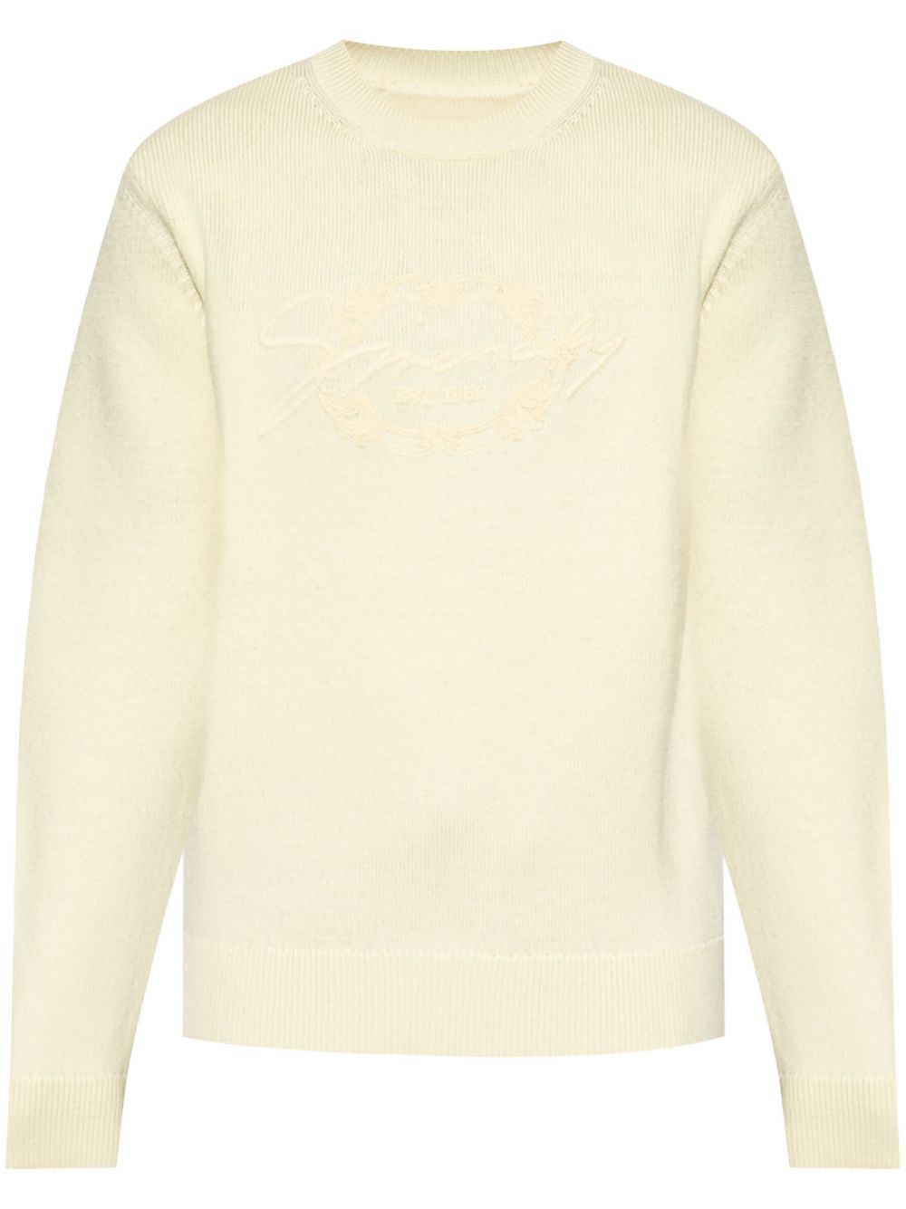 Givenchy logo刺绣毛衣 - 中性色