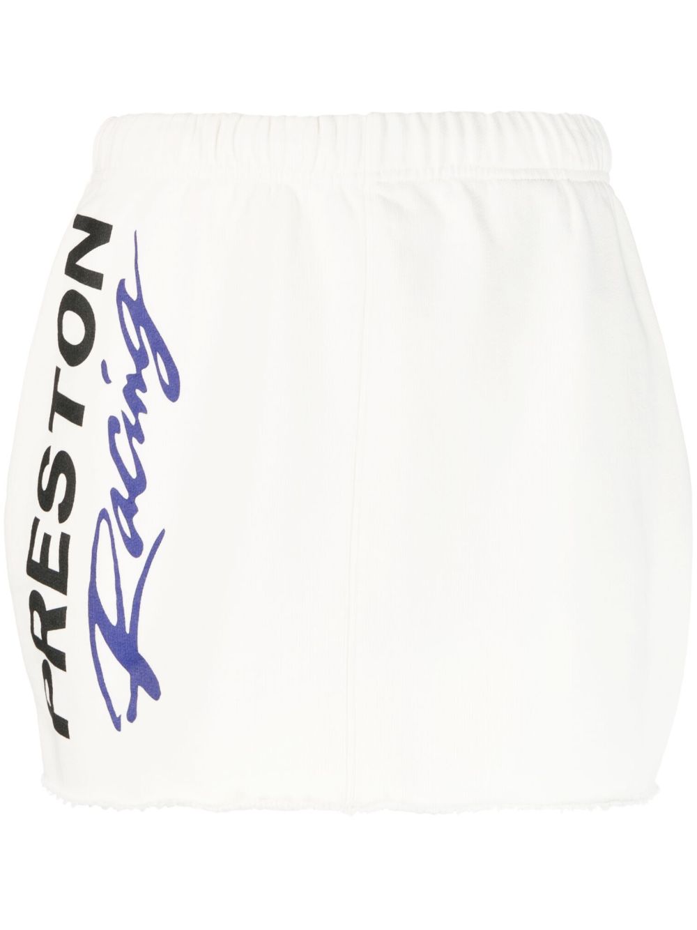 Heron Preston logo印花松紧半身裙 - 中性色