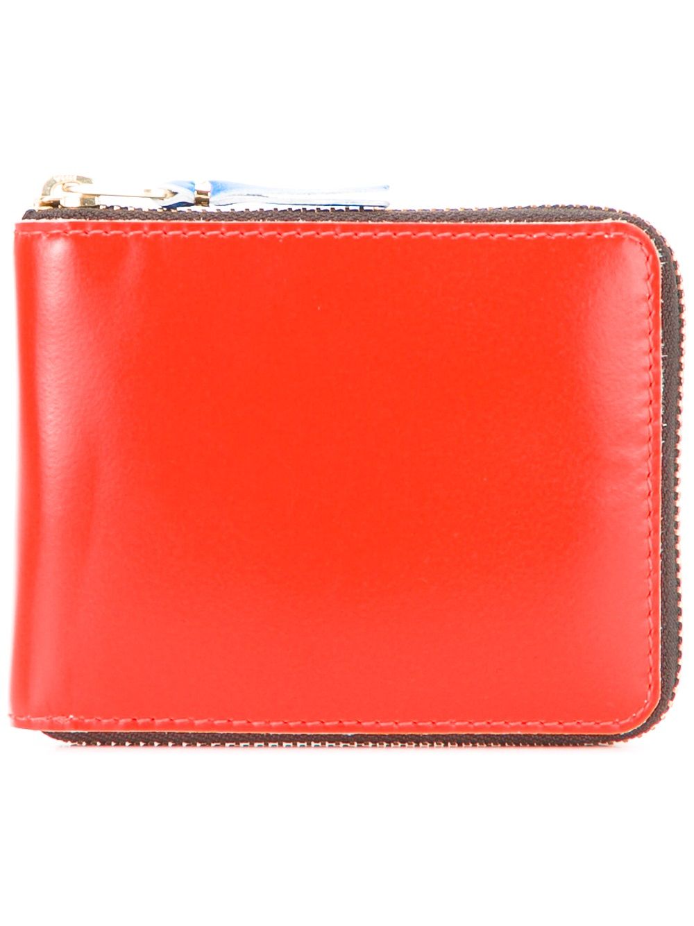 Comme Des Garçons Wallet 拼色拉链钱包 - 黄色