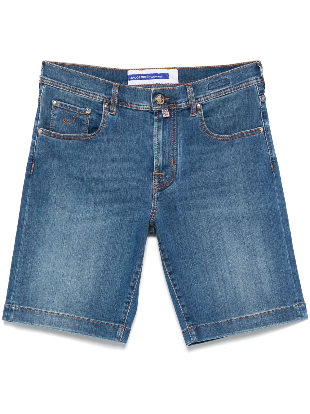Jacob Cohën Nicolas denim shorts - 蓝色