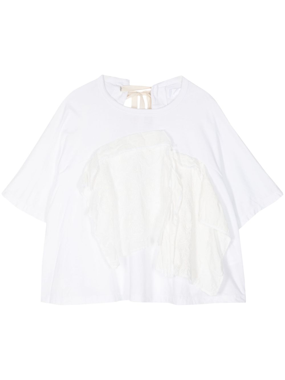 Comme des Garçons TAO 露背棉上衣 - 白色