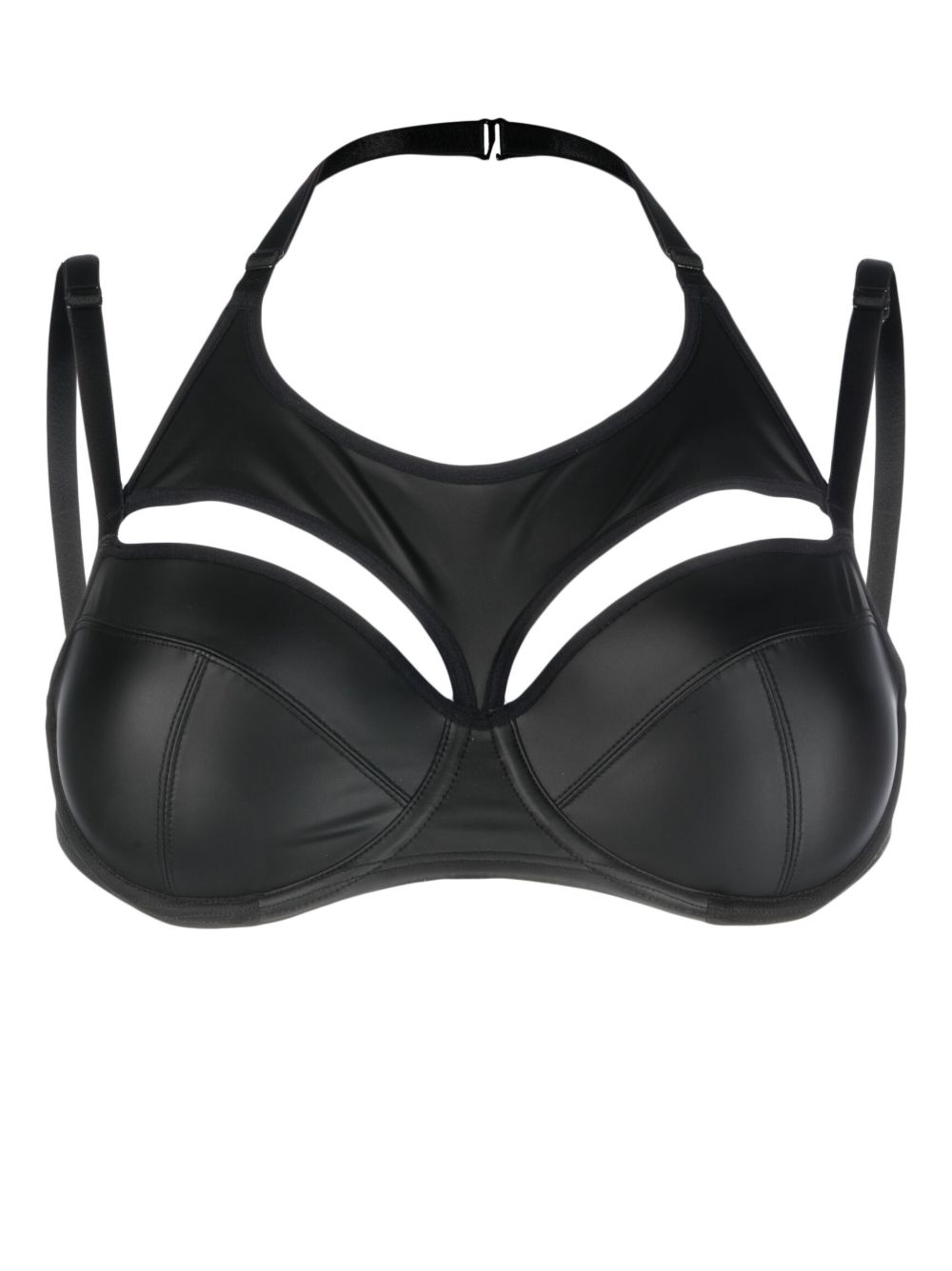 Marlies Dekkers Velocity 镂空深V领文胸 - 黑色
