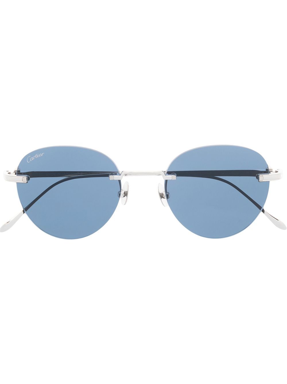 Cartier Eyewear 卡地亚眼镜系列 Pasha 无框太阳眼镜 - 银色
