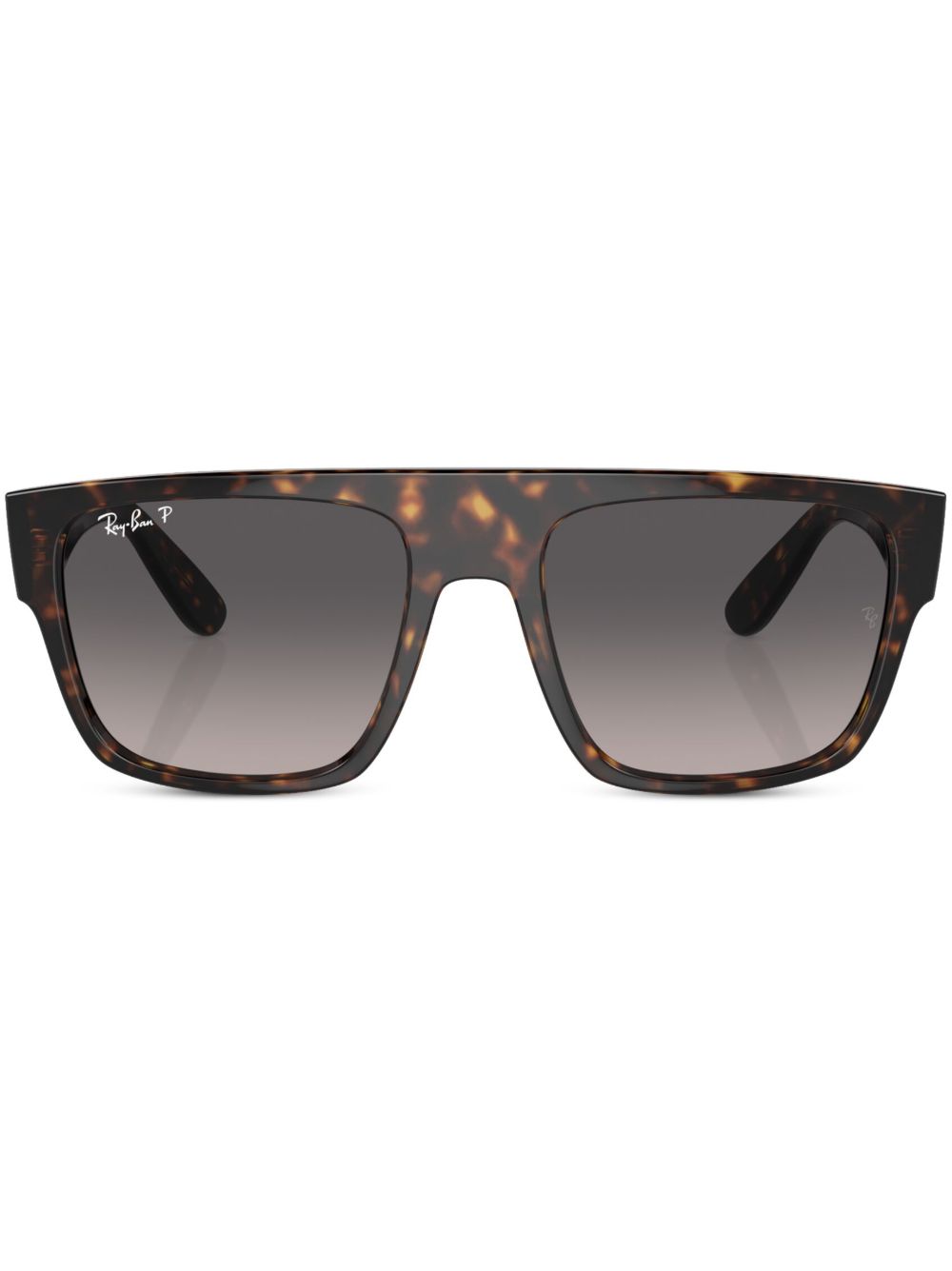 Ray-Ban Drifter 方框太阳眼镜 - 褐色