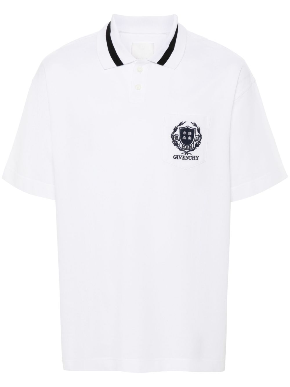 Givenchy Crest polo衫 - 白色