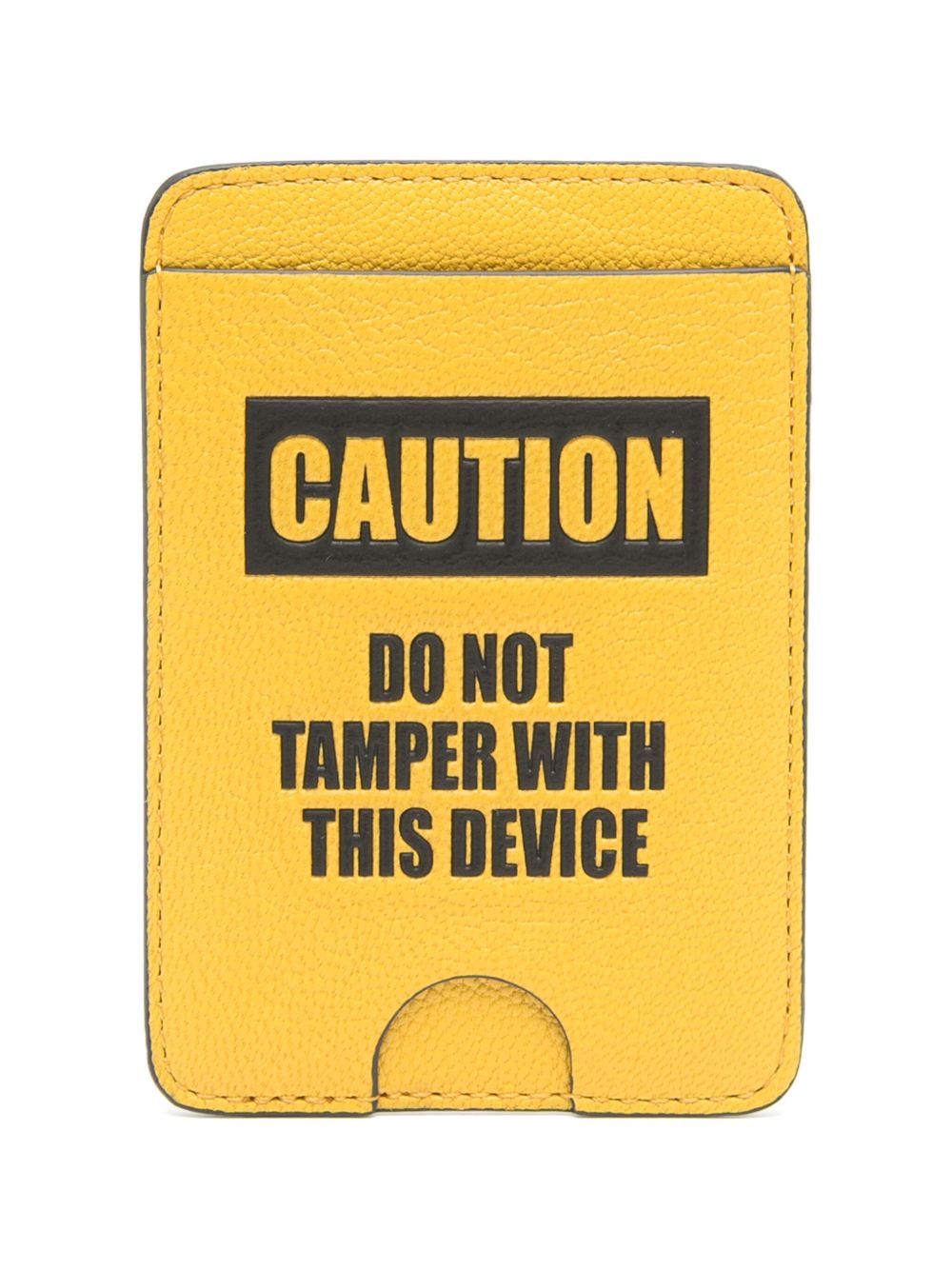 Anya Hindmarch Caution card case - 黄色