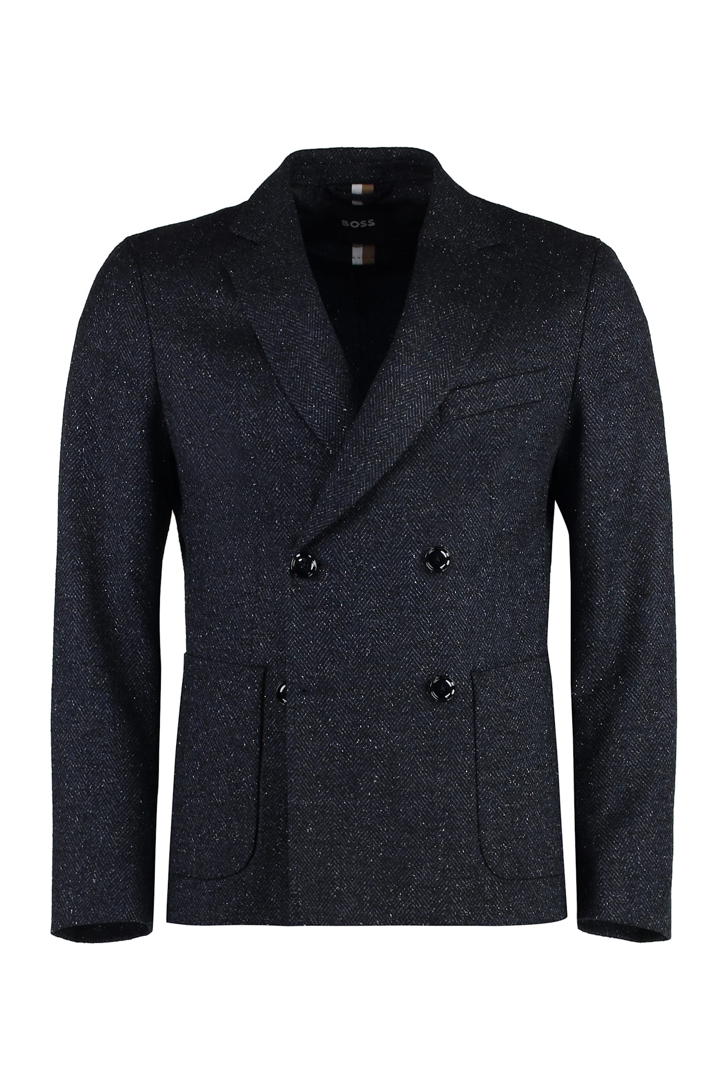 Hugo Boss Double-breasted Virgin Wool Jacket