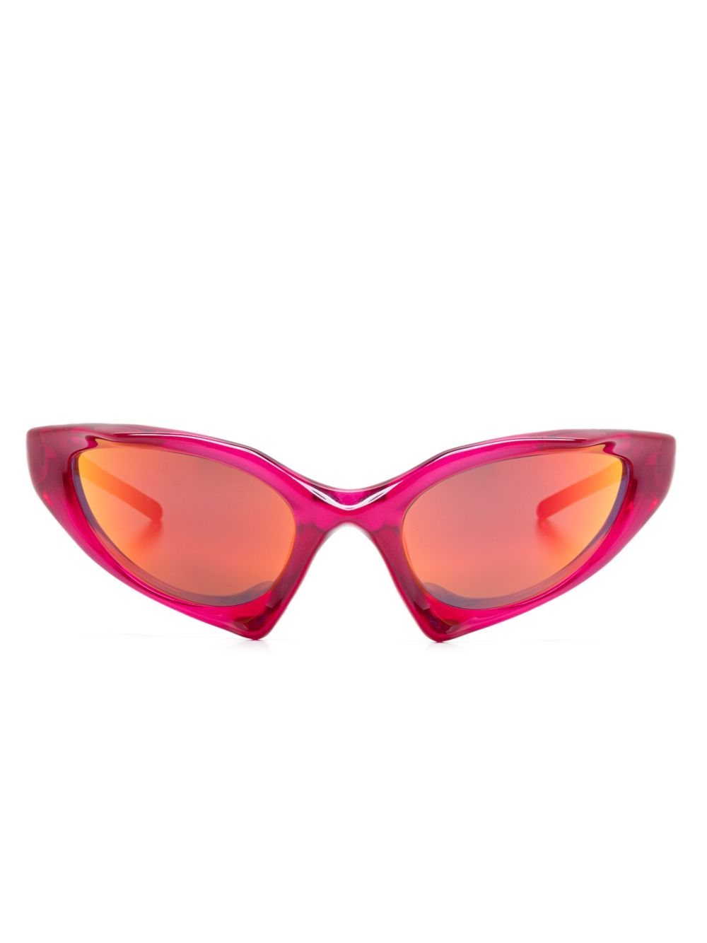 Balenciaga Eyewear Runner Cat 太阳眼镜 - 粉色