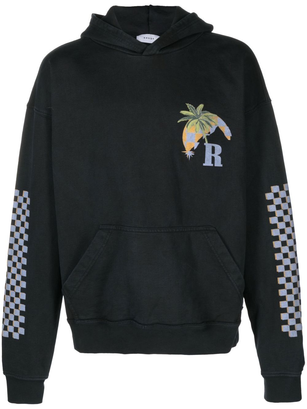RHUDE Moonlight Tropics 连帽衫 - 黑色