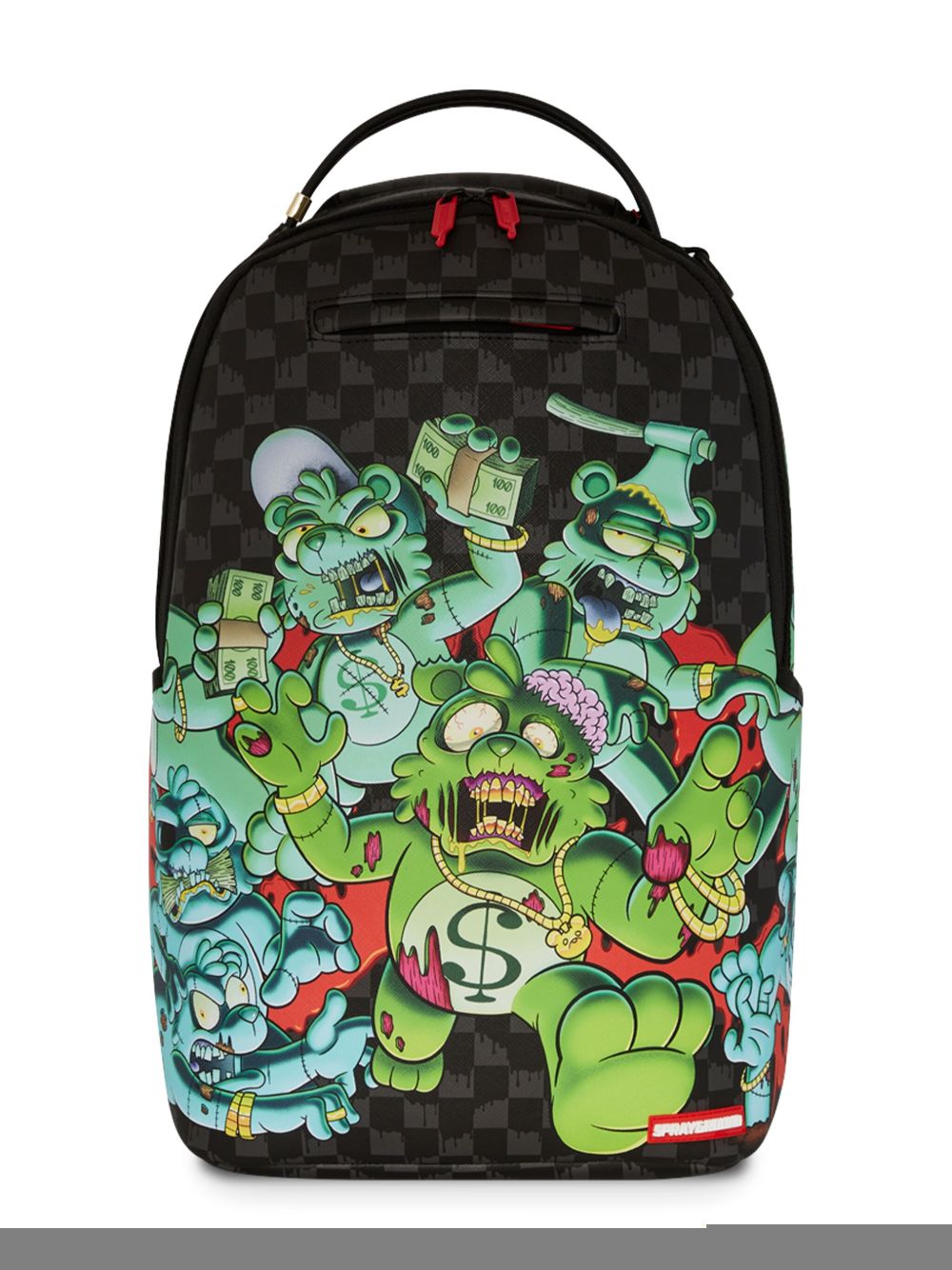 sprayground kid Zombie Bears 双肩包 - 黑色