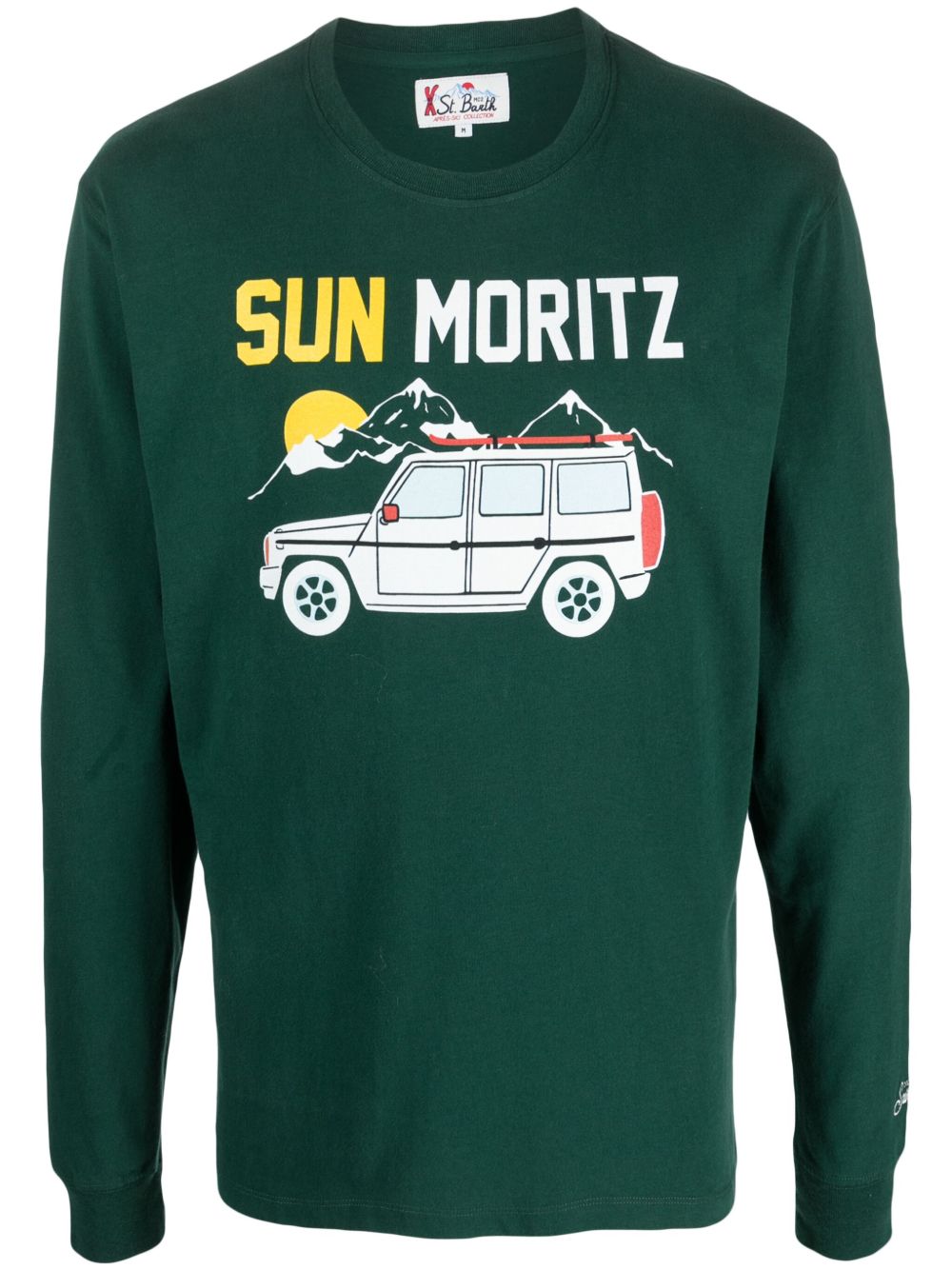 MC2 Saint Barth Luton Sun Moritz 棉卫衣 - 绿色