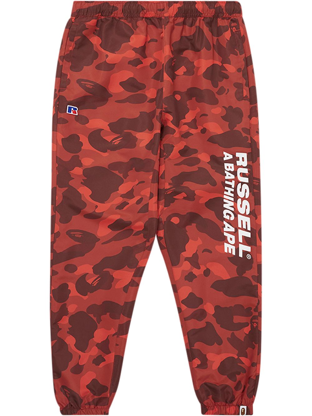 A BATHING APE® x Russell Colour Camo 运动裤 - 红色