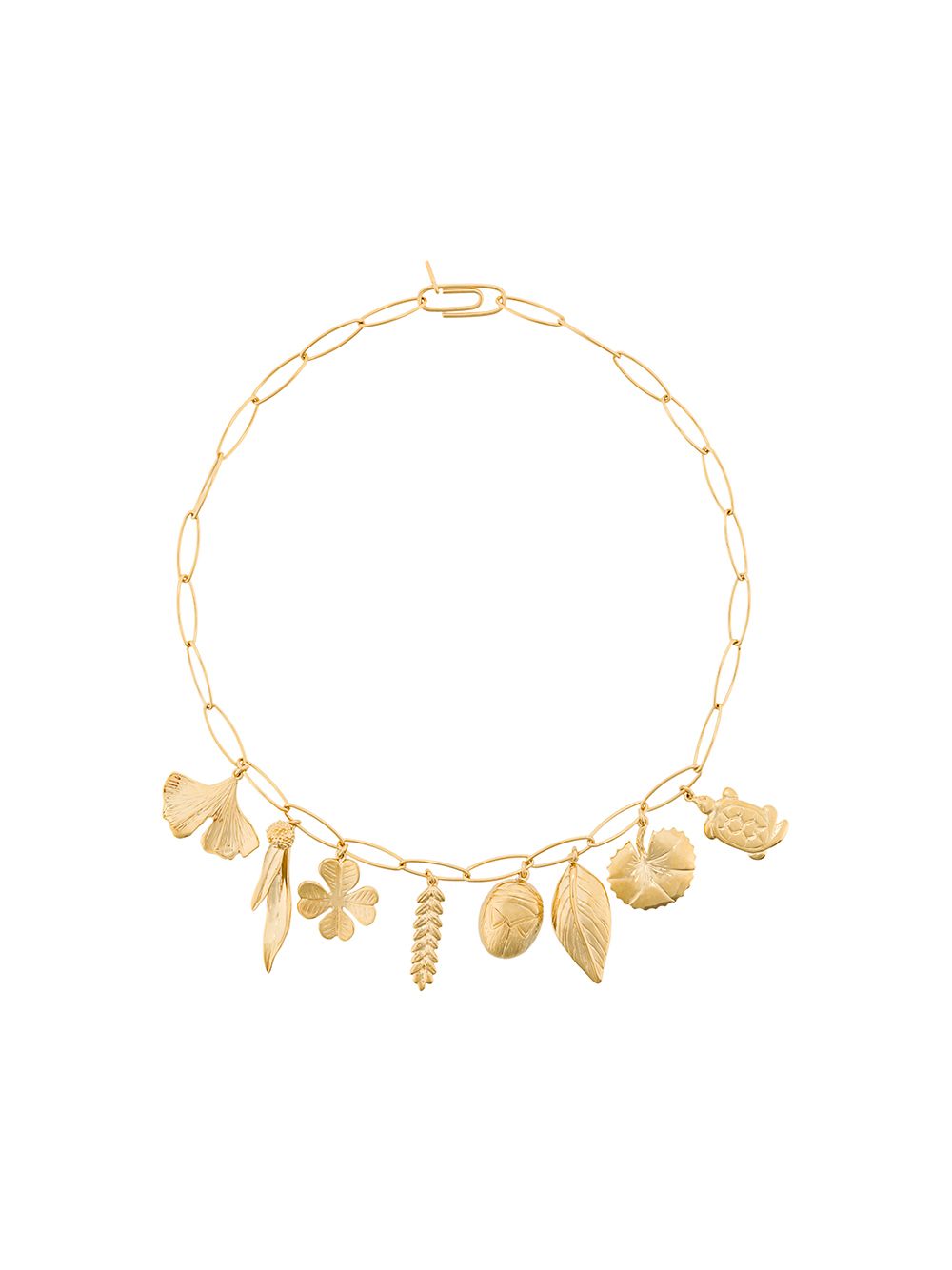 Aurelie Bidermann Aurelie多元挂饰项链 - 金属色