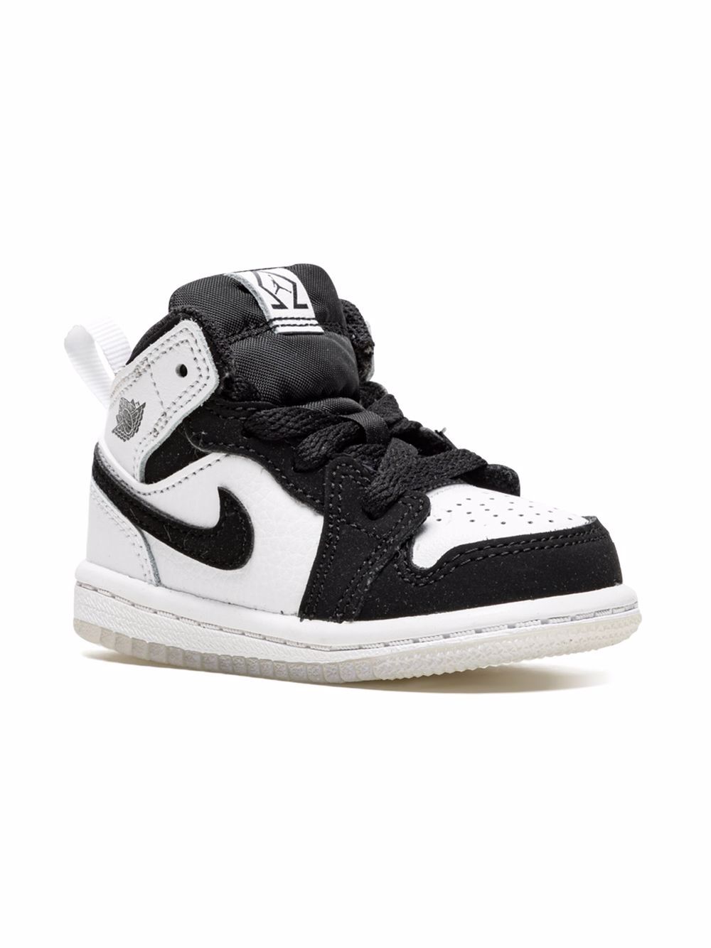 Jordan Kids Air Jordan 1 Mid SE 板鞋 - 黑色