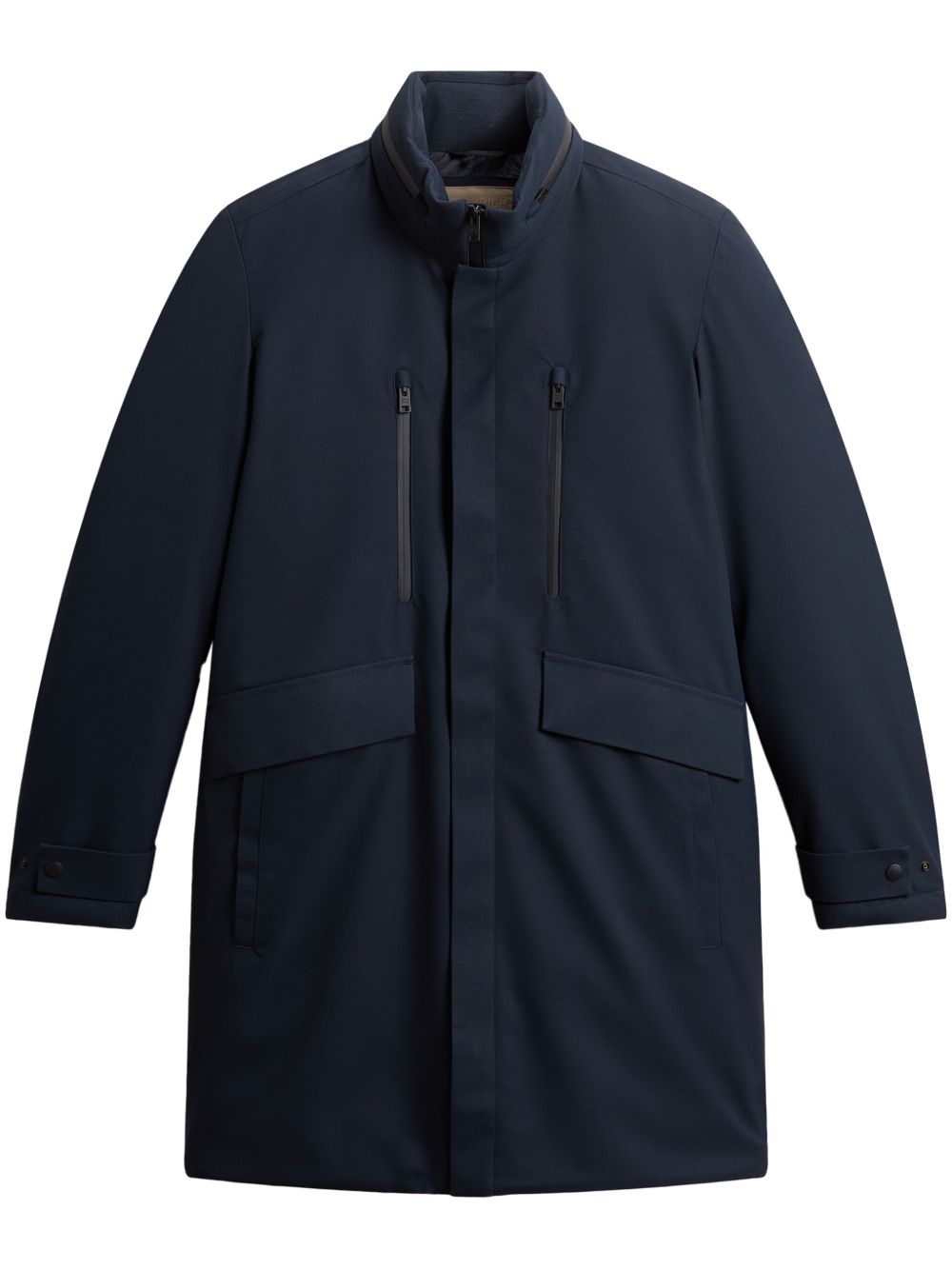 Woolrich Poly 斜纹布雨衣 - 蓝色