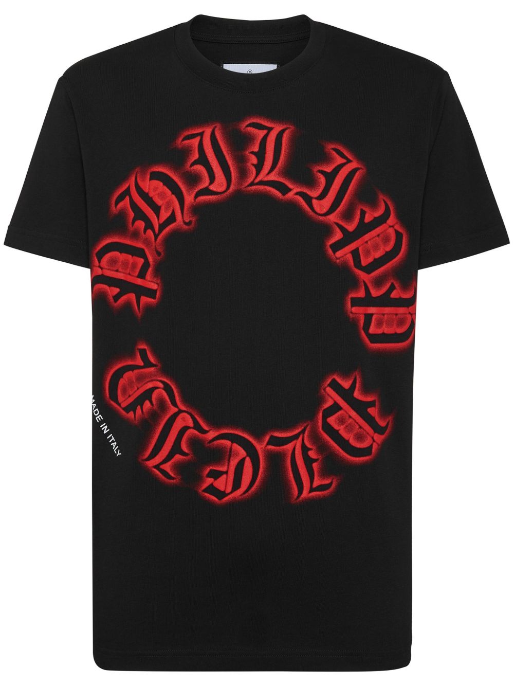 Philipp Plein Gothic Plein 棉T恤 - 黑色