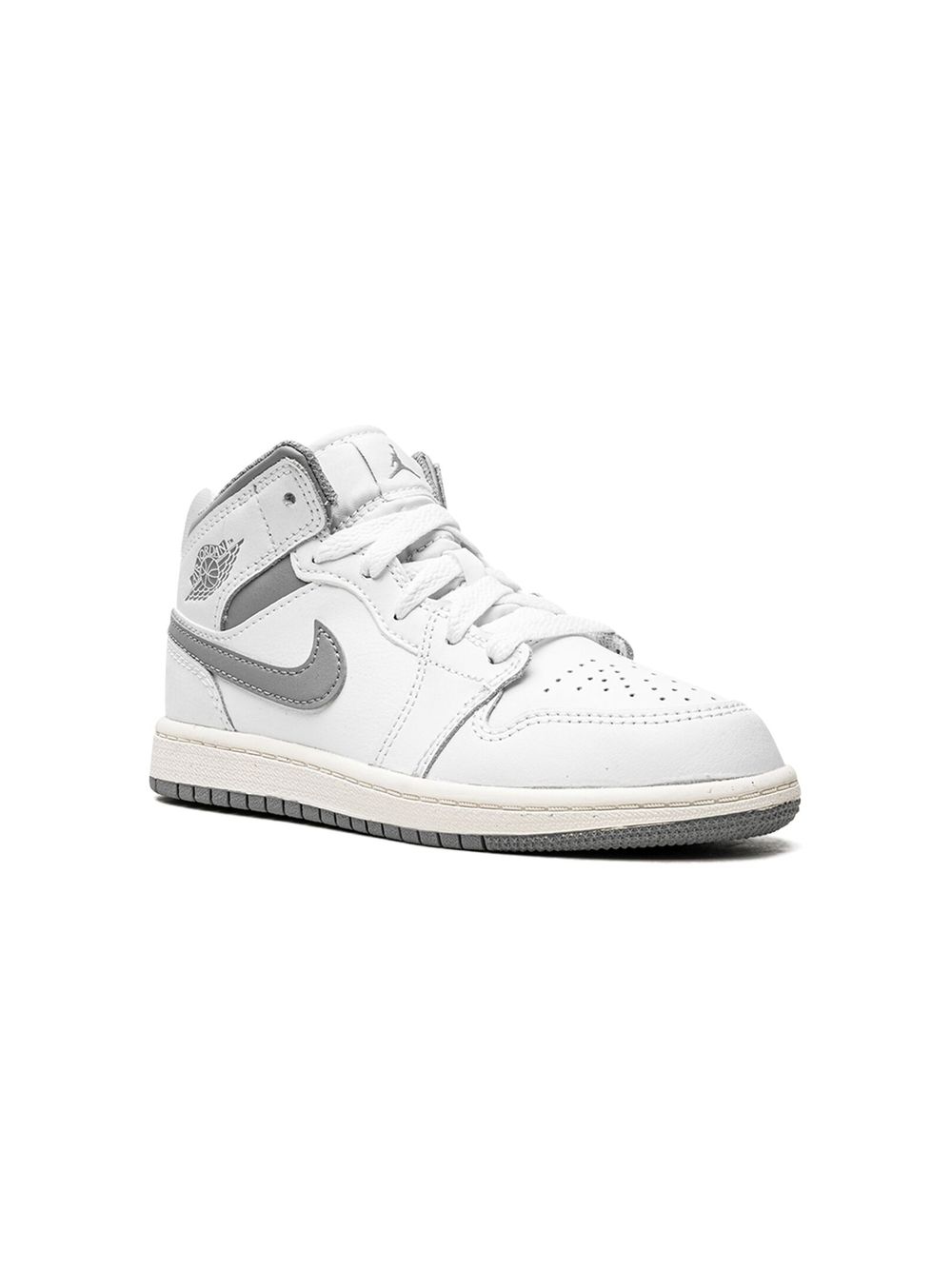 Jordan Kids Jordan 1 Mid 运动鞋 - 白色