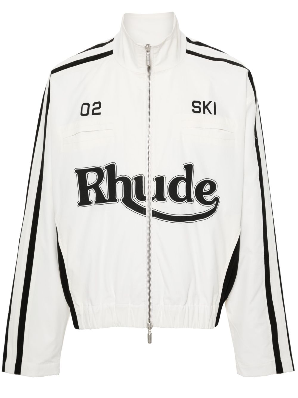 RHUDE logo印花夹克 - 白色