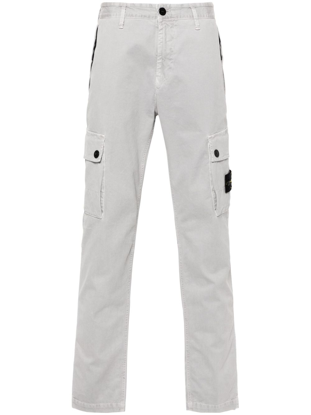 Stone Island 罗盘徽章工装裤 - 灰色