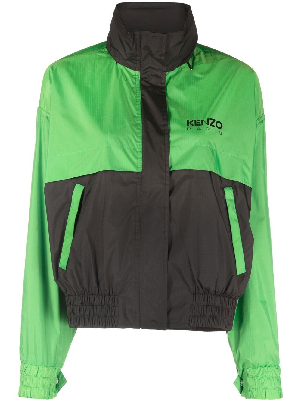 Kenzo logo连帽夹克 - 黑色