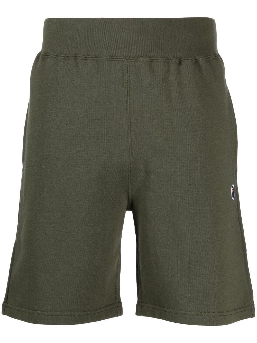 A BATHING APE® Ape Head One Point 棉短裤 - 绿色