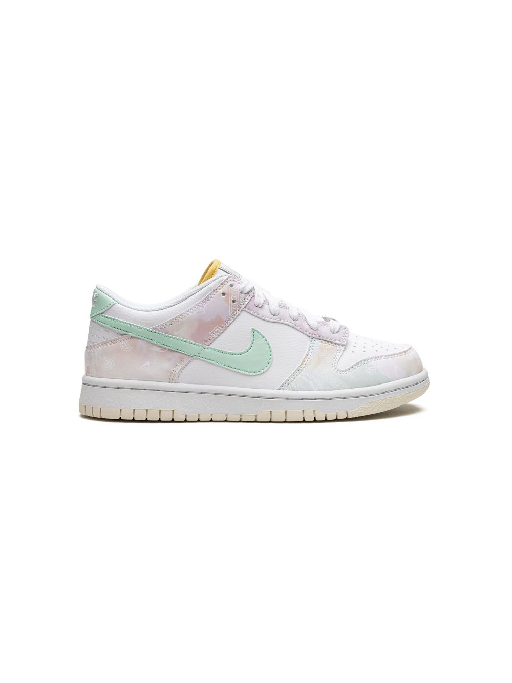 Nike Kids Dunk Low White Phantom 运动鞋 - 白色