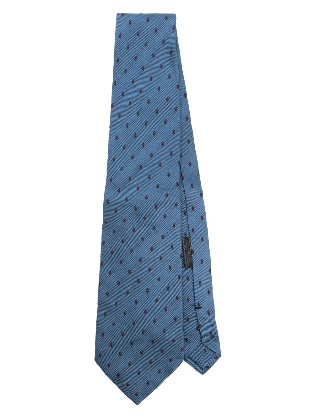 Prada Pre-Owned 波点领带（2000年代典藏款） - 蓝色