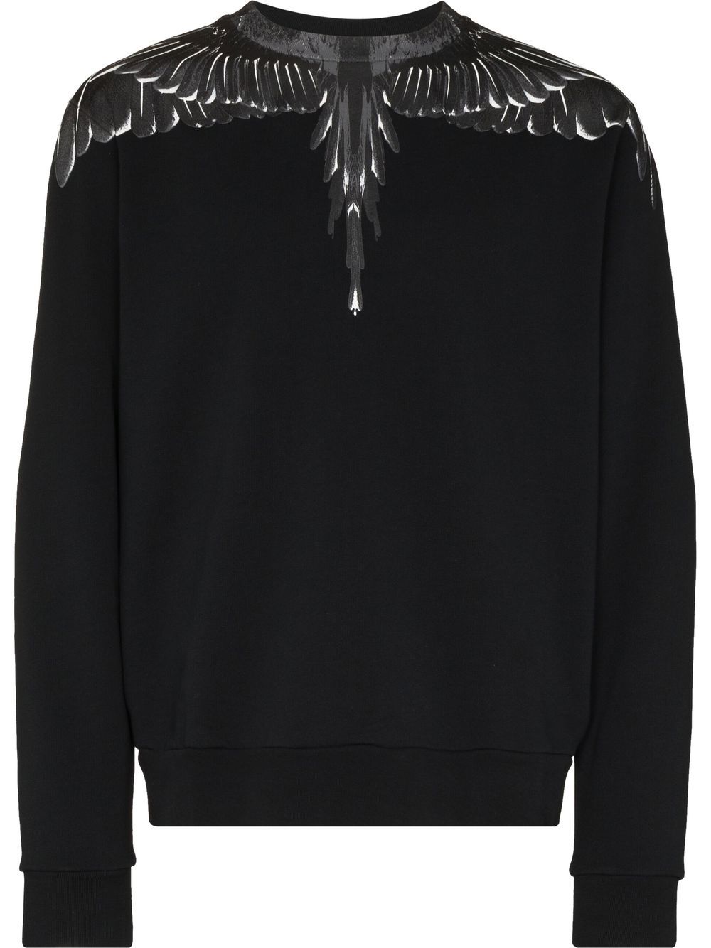 Marcelo Burlon County of Milan Wings 印花圆领T恤 - 黑色