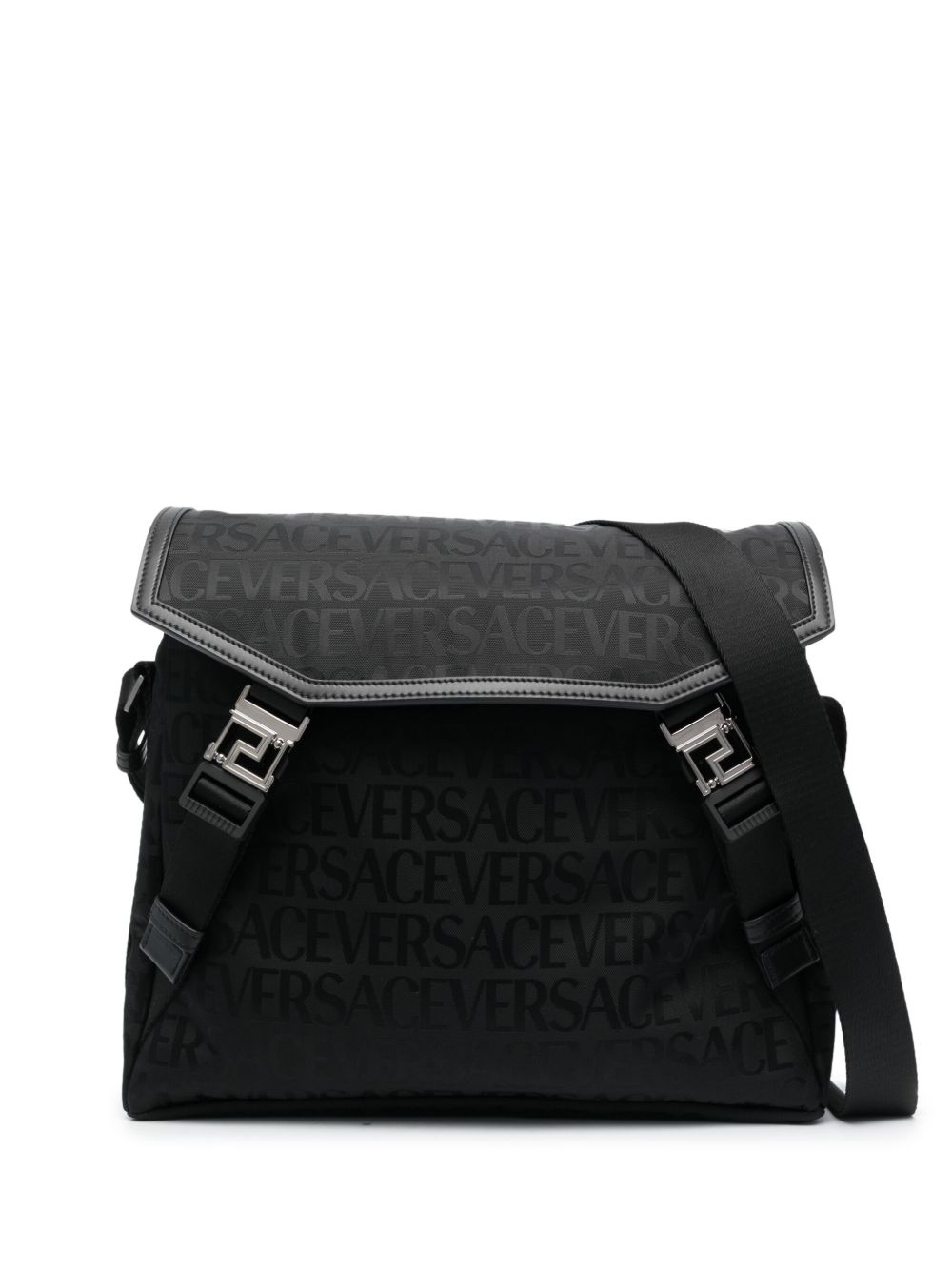 Versace Versace Allover Neo 邮差包 - 黑色
