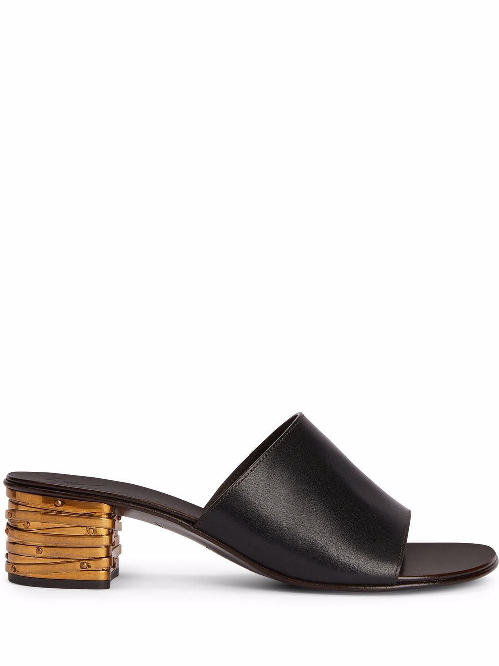 Giuseppe Zanotti Rhea 40 套穿式凉鞋 - 黑色