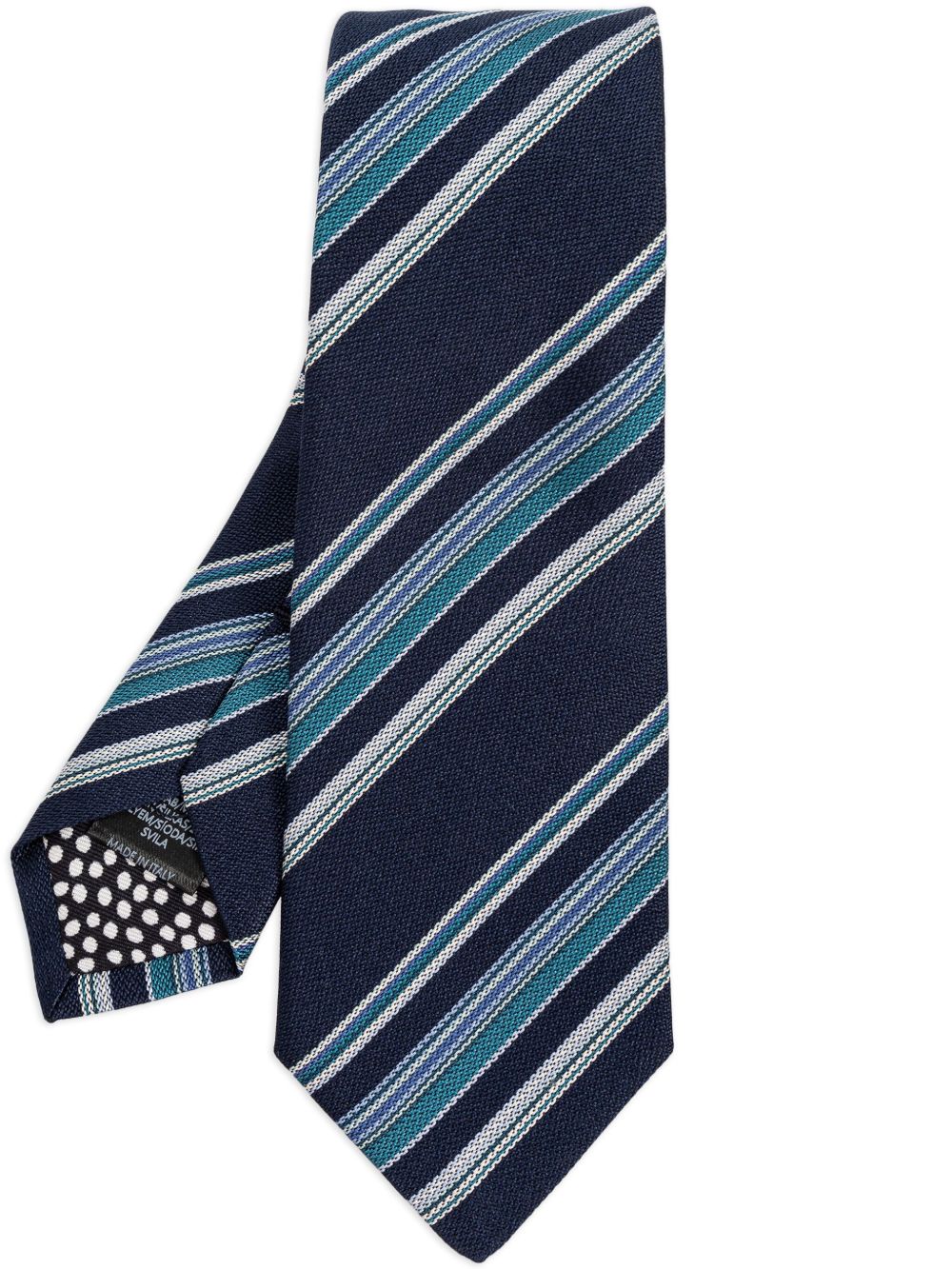 Paul Smith 条纹领带 - 蓝色