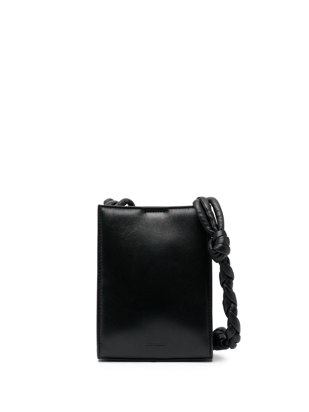 Jil Sander Tangle 皮质小号单肩包 - 黑色
