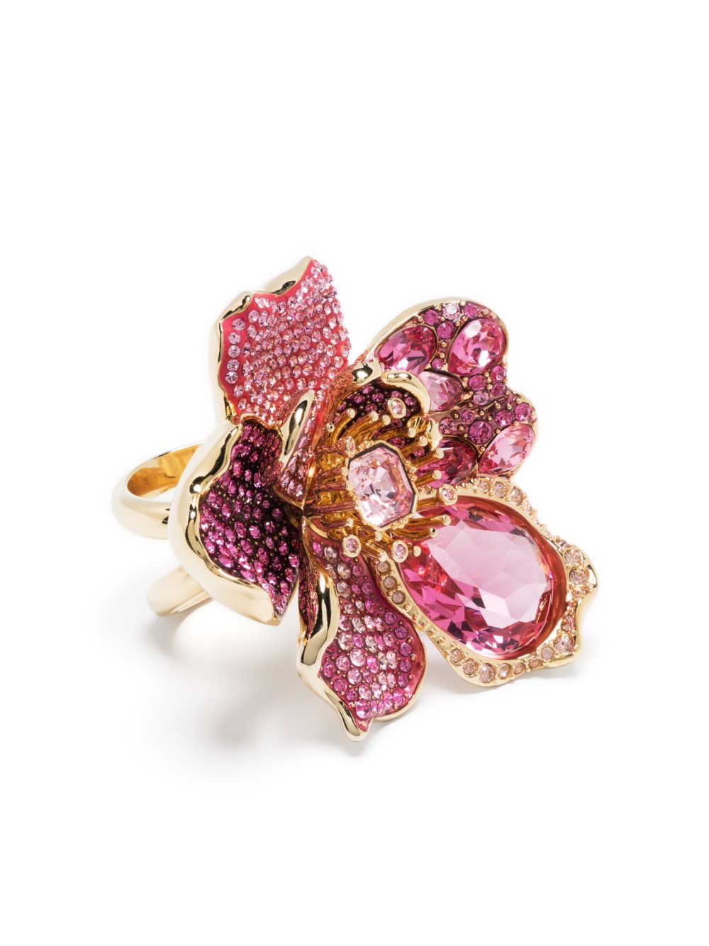 Swarovski Idyllia Motif 戒指 - 金色