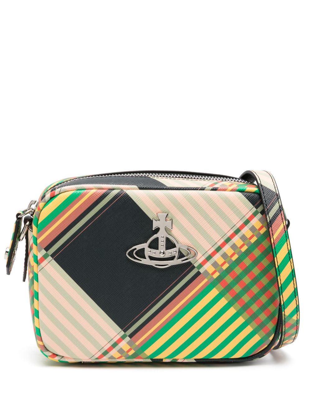 Vivienne Westwood 土星标牌斜挎包 - 黄色
