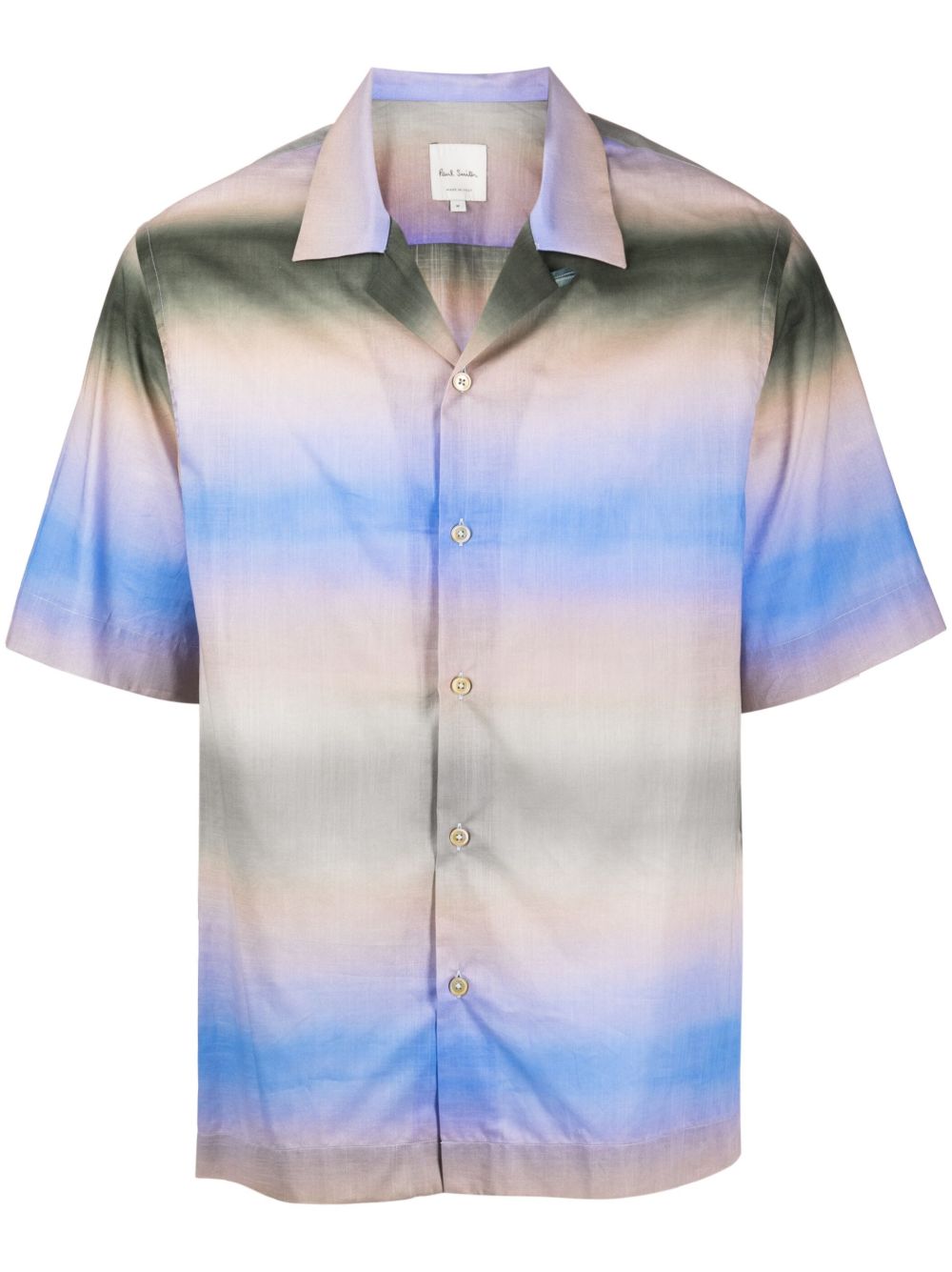 Paul Smith Untitled Stripe 短袖衬衫 - 彩色